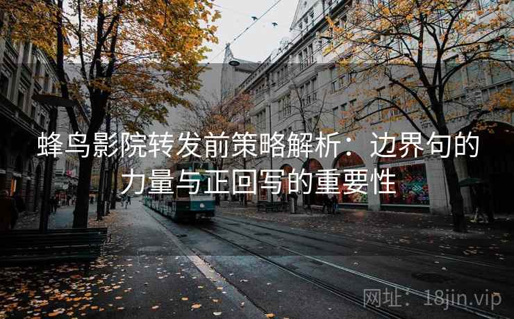 蜂鸟影院转发前策略解析：边界句的力量与正回写的重要性