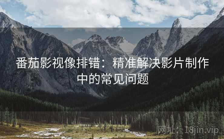番茄影视像排错:精准解决影片制作中的常见问题 番茄影视像排错:精准解决影片制作中的常见问题